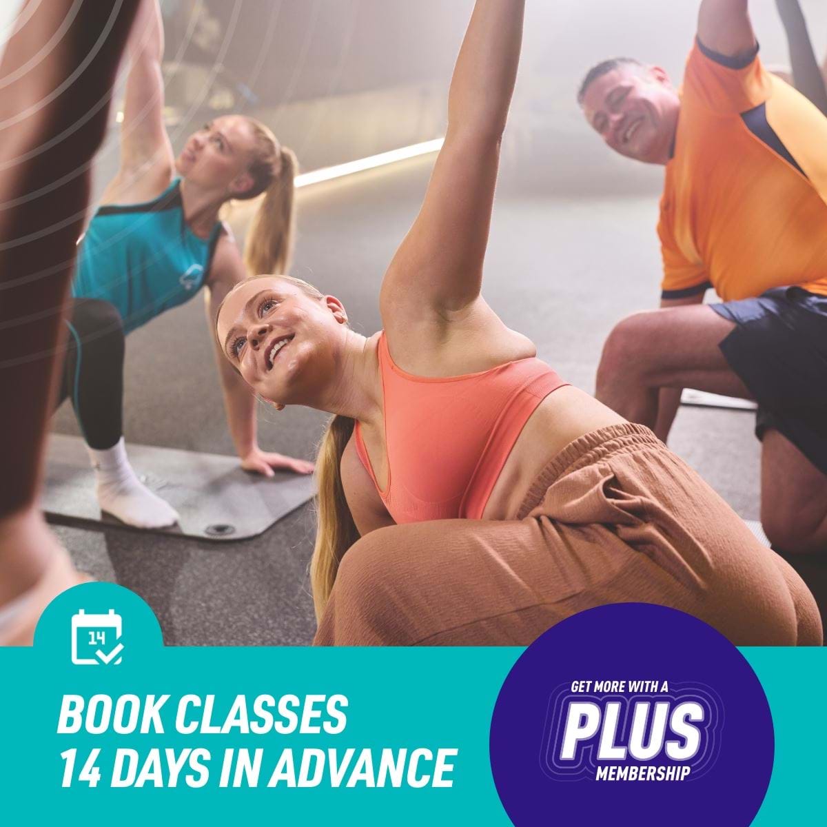 Book a class 14 days in advance