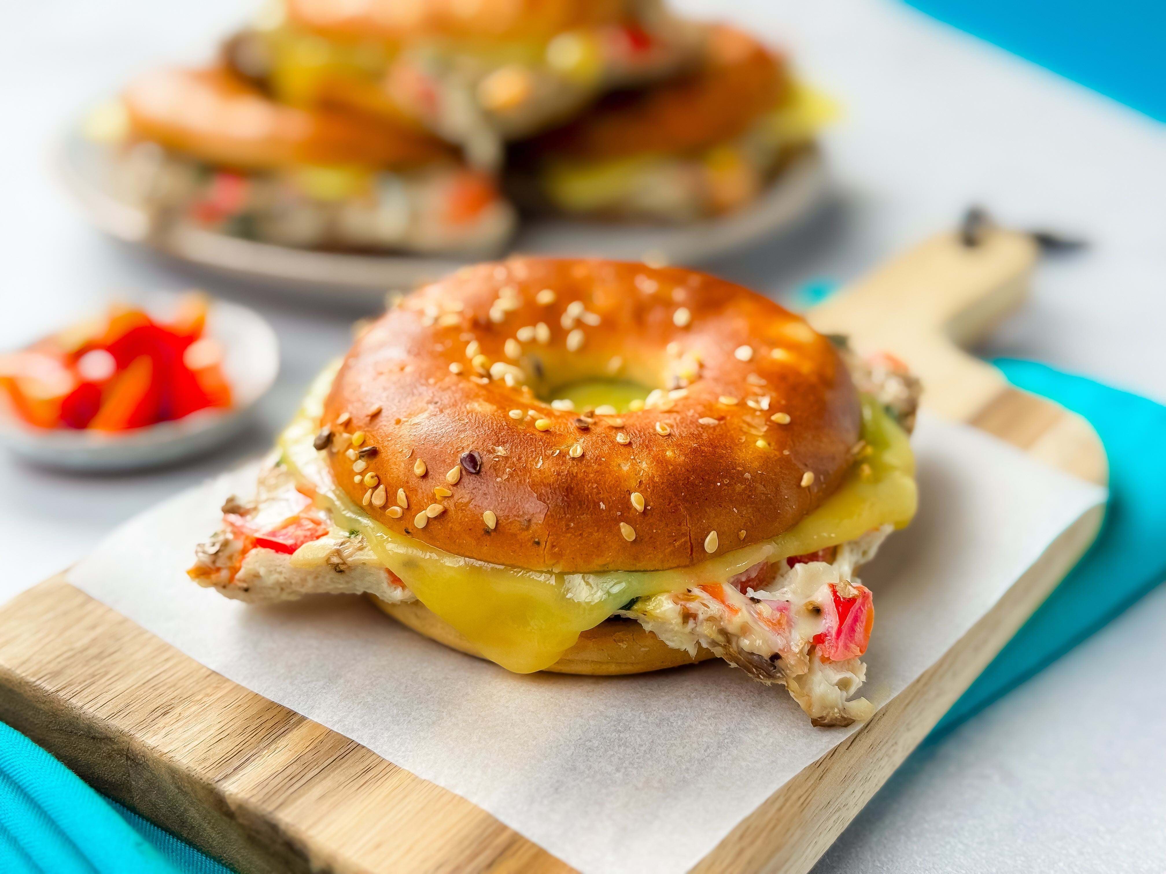 Preppable Protein Bagels Recipe